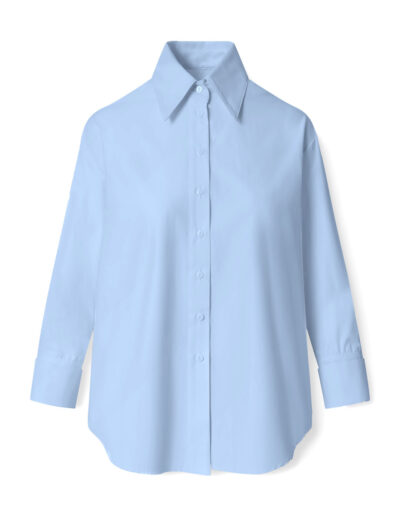 koszula-oversize-MILA-koszula-damska-błękitna 2