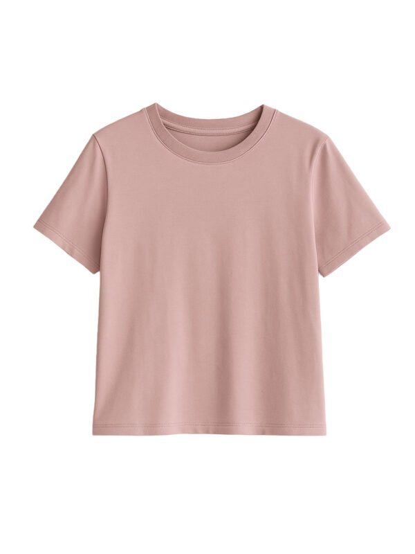 T-shirt damski ELLE w kolorze brubnego różu
