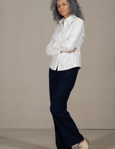 spodnie damskie VERA eleganckie czarne Sorelle di Stile