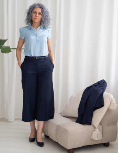 bluzka Vienna błękitna